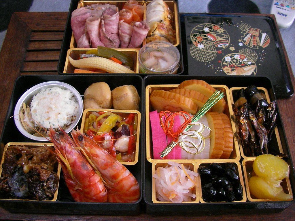 重箱に詰められたおせち料理