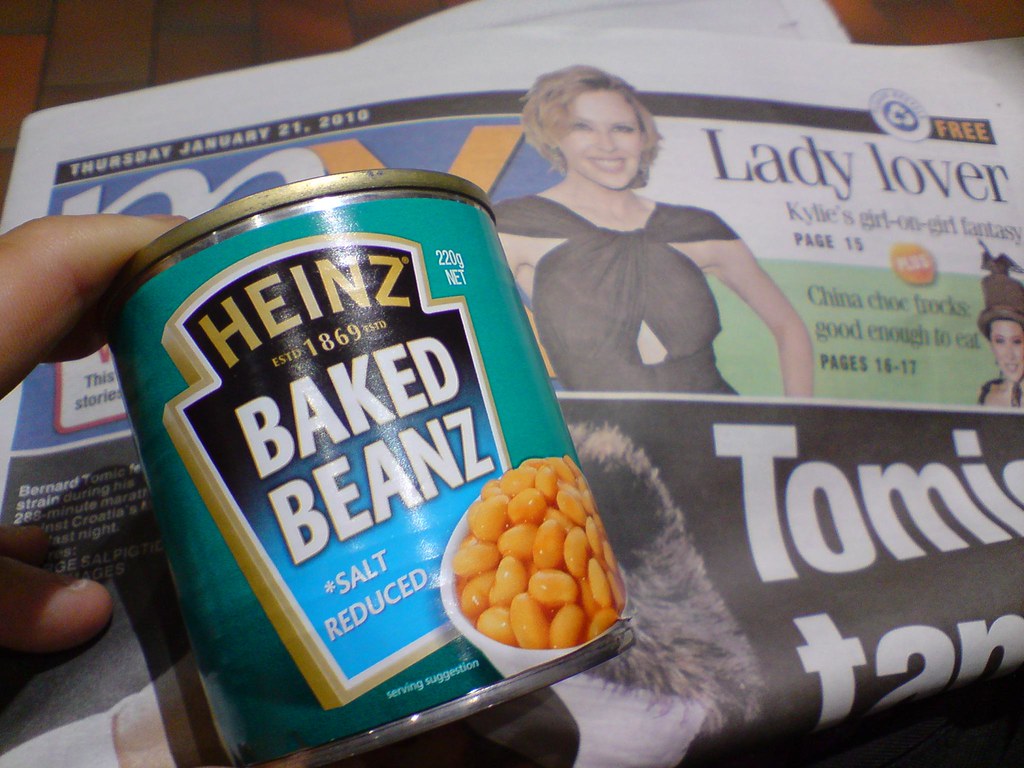 A tin of Heinz baked beans